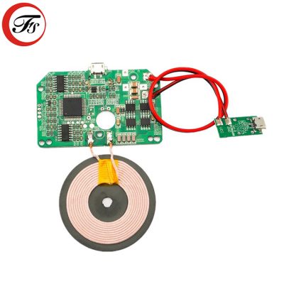 Mobile Power bank Prototype Qi Wireless Charger Pcb With Coil